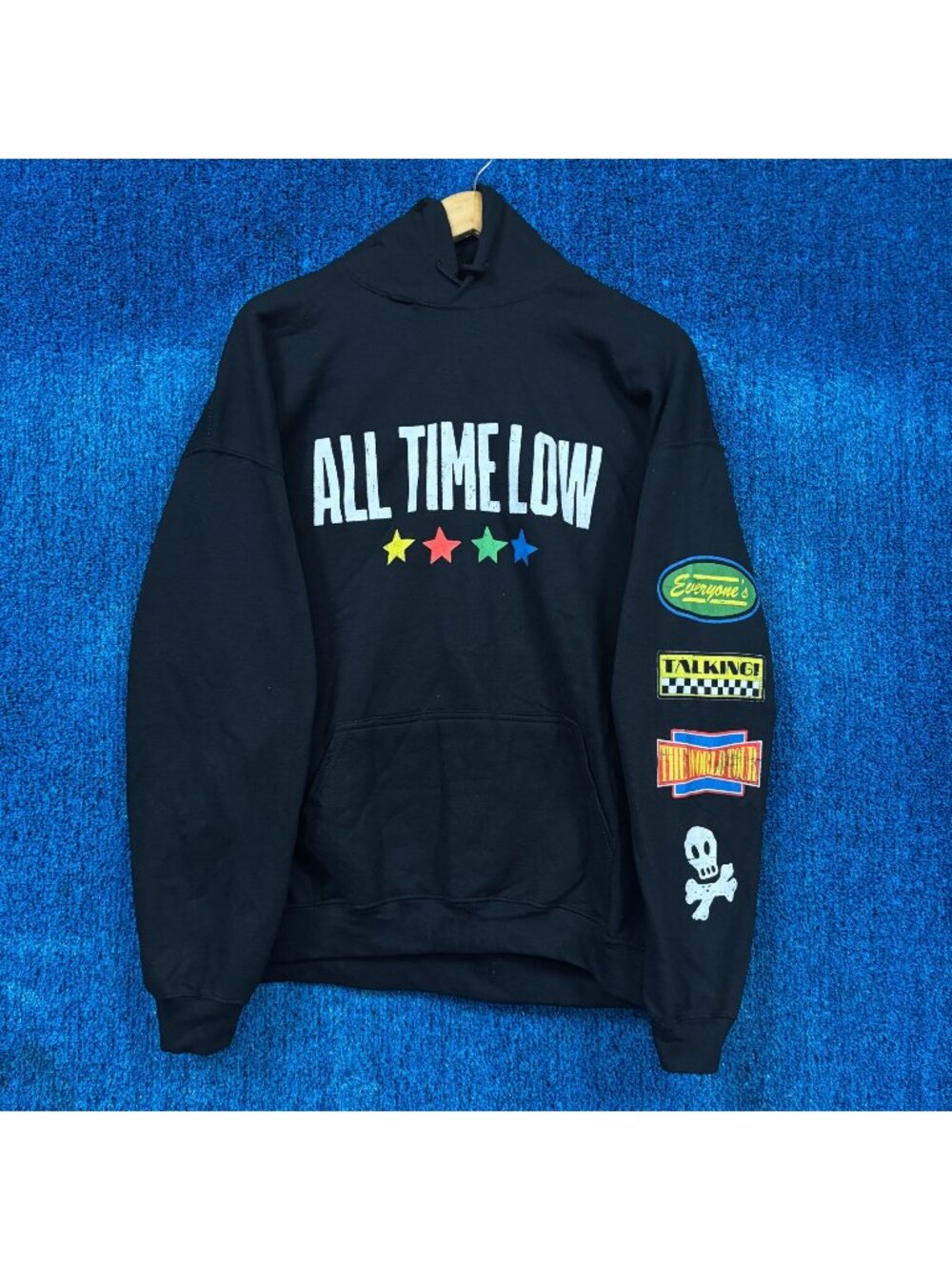 All Time Low Everyones Talking The World Tour Band Hoodie XL